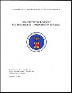 US Department of Labor Report on Dominican Republic